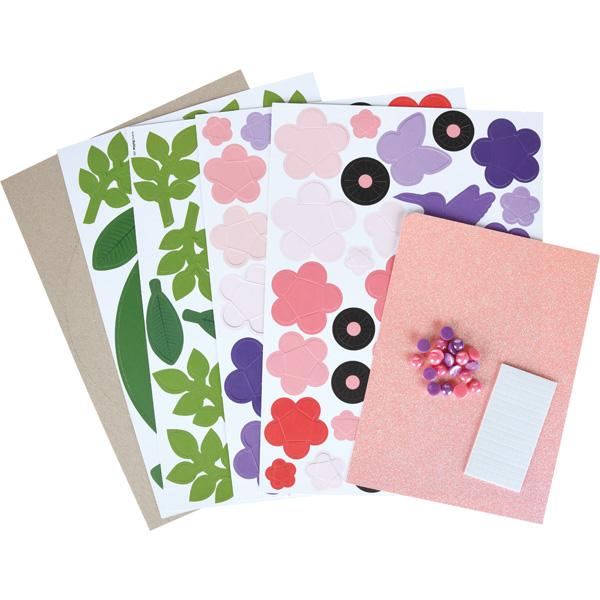 Blütenkranz - Bastelset