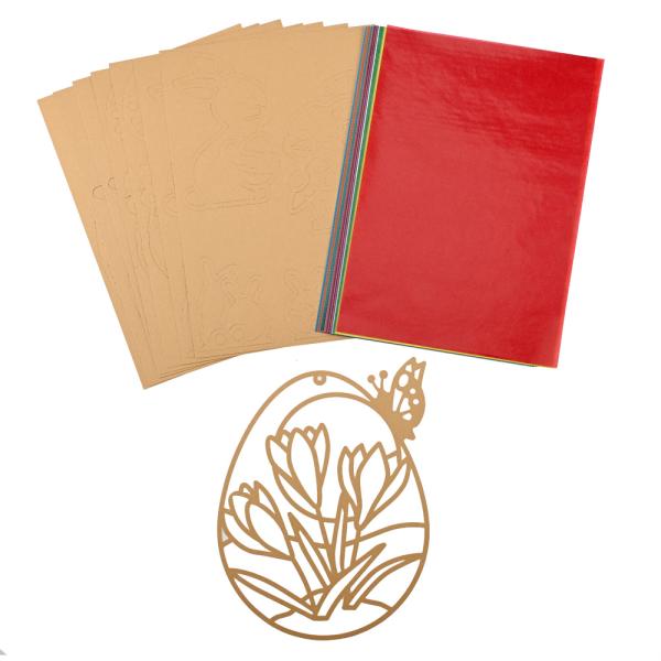 Transparentbilder-Bastelset, Frühling, 11 Motive