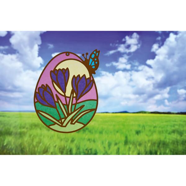 Transparentbilder-Bastelset, Frühling, 11 Motive