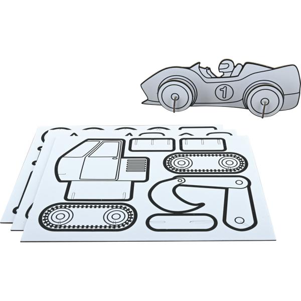 Faltfiguren - Fahrzeuge