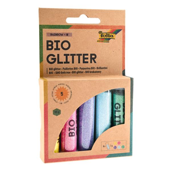 Glitter-Set BIO, 5 x 7 g