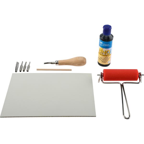Linolschnitt-Set
