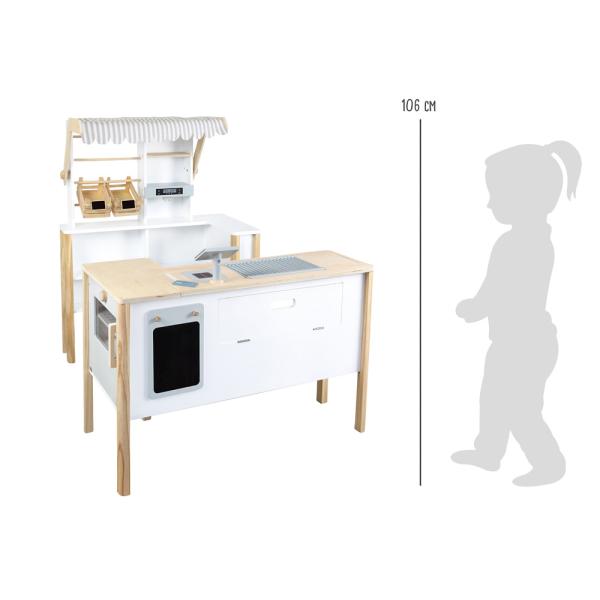 Marktstand - Spielküche - Multifunktionaler Kiosk