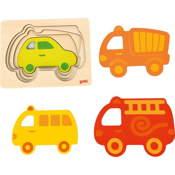 Lagenpuzzle - Grösse, Fahrzeuge