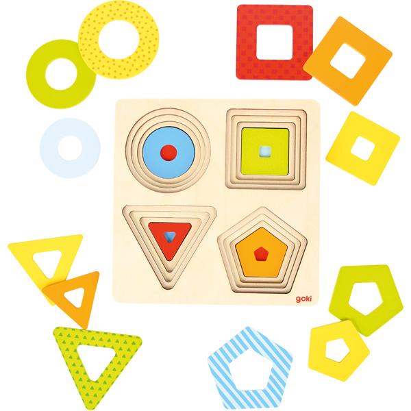 Lagenpuzzle - Grösse, Formen