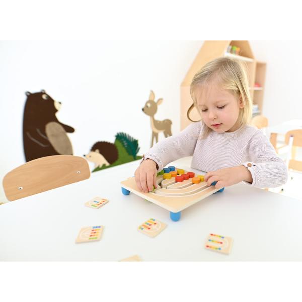 Farbsortierspiel Regenbogen