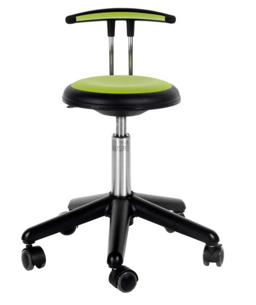 Stuhl Genito, Höhenverstellbar, Sitzhöhe 30 - 38 cm, lime