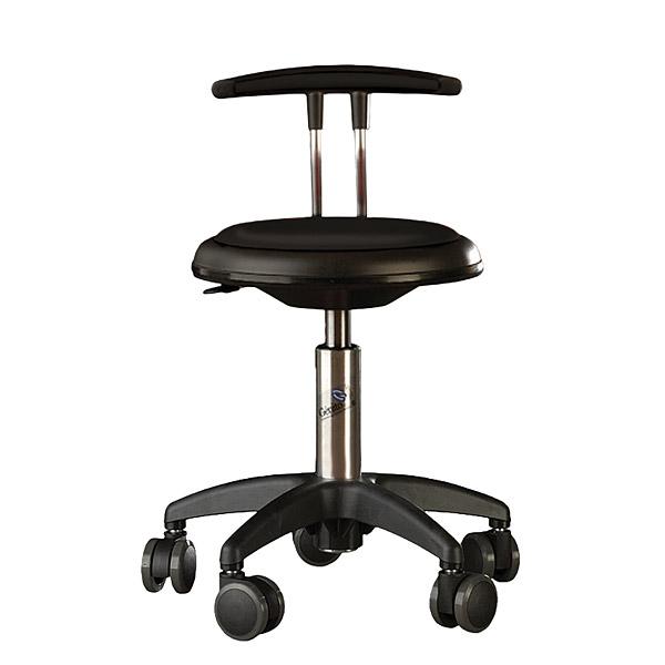 Stuhl Genito, Höhenverstellbar 38 - 48 cm, schwarz