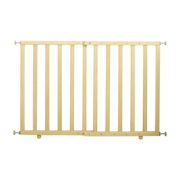 Tür- und Treppenschutzgitter zum Klemmen, Breite 62 - 106 cm, natur