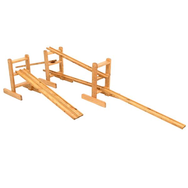 Holzkugelbahn, 9-teilig