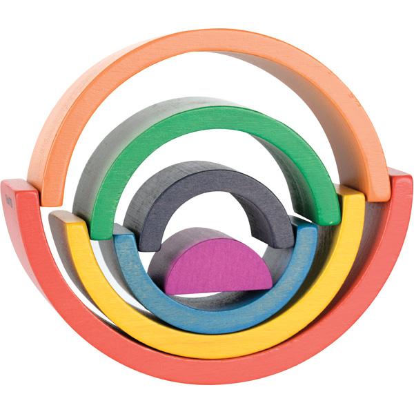 Regenbogen Architekt Stapelblöcke, Bögen