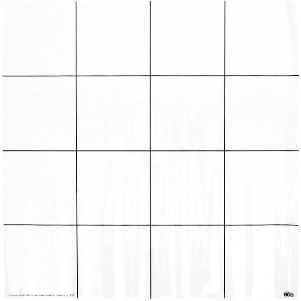 Bodenmatte - durchsichtige Matte mit Raster