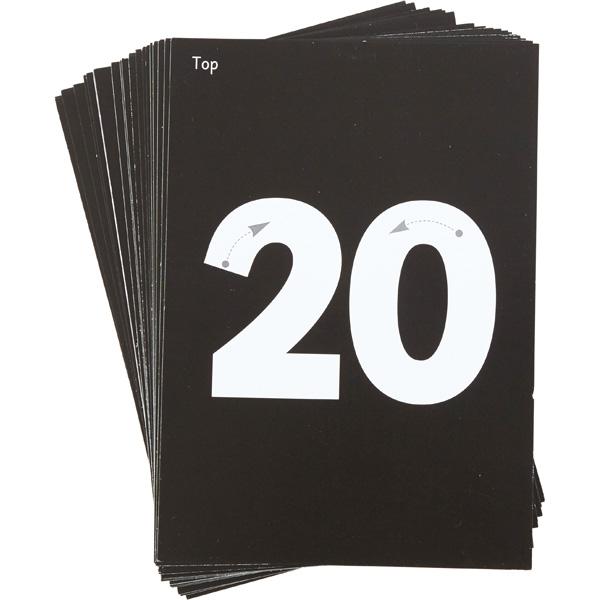 Schablonen für Mini-Leuchttafeln - Zahlen