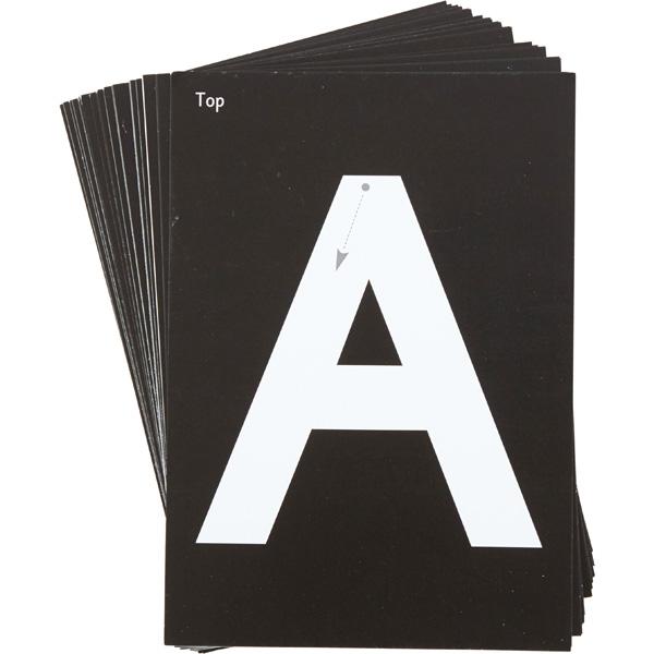 Schablonen für Mini-Leuchttafeln - Grossbuchstaben