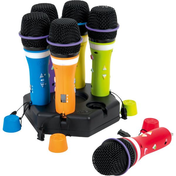 Mikrofon-Set mit Ladestation und Bluetooth
