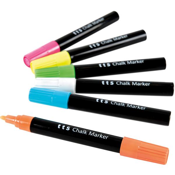 Kreidemarker für Tafel 356121, 6 Farben