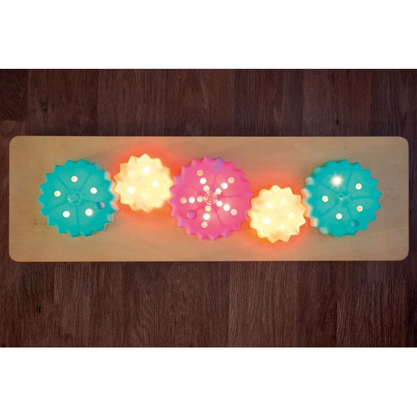 Leuchtende Zahnräder