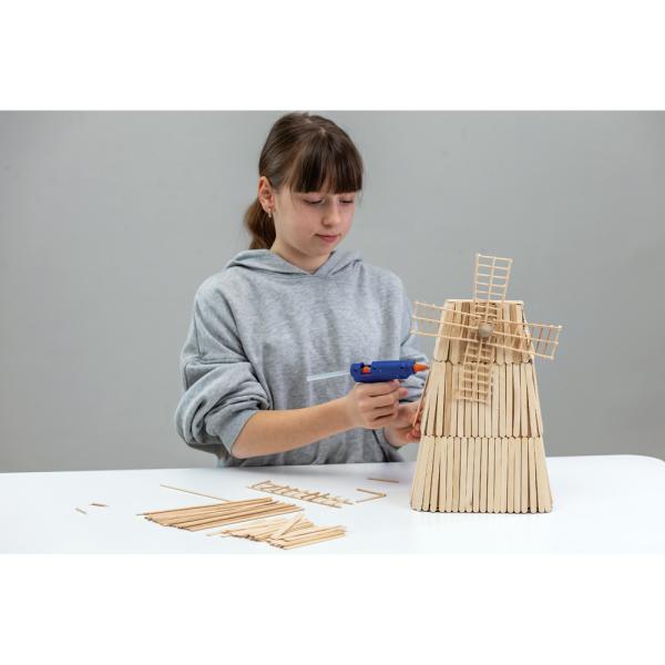 Holzstäbchen, natur, 20 cm, 100 Stck.