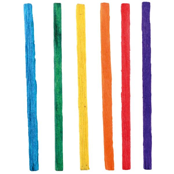 Holzstäbchen, farblich sortiert, 1000 Stck.