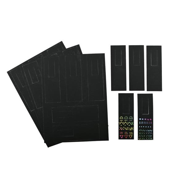 Kratzbild-Lesezeichen, 20 Stck.