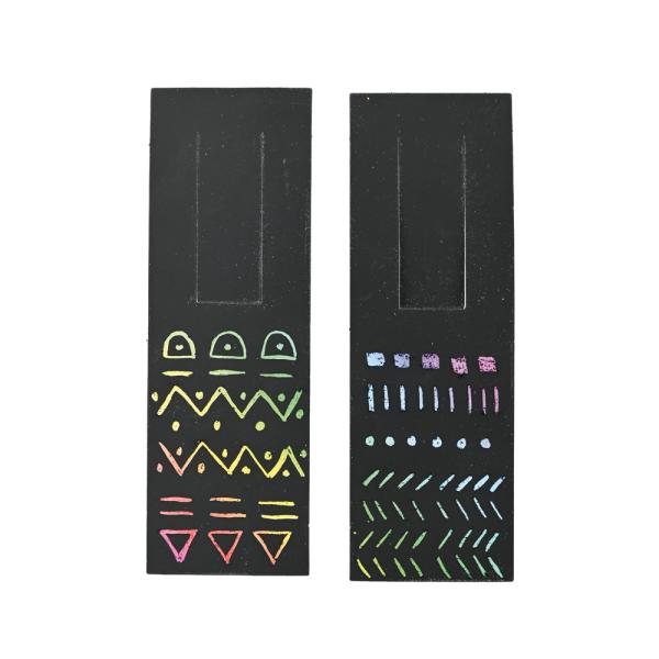 Kratzbild-Lesezeichen, 20 Stck.