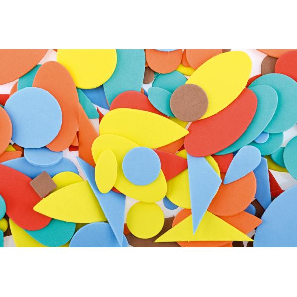 Moosgummi-Stanzteile, 200 Stck.