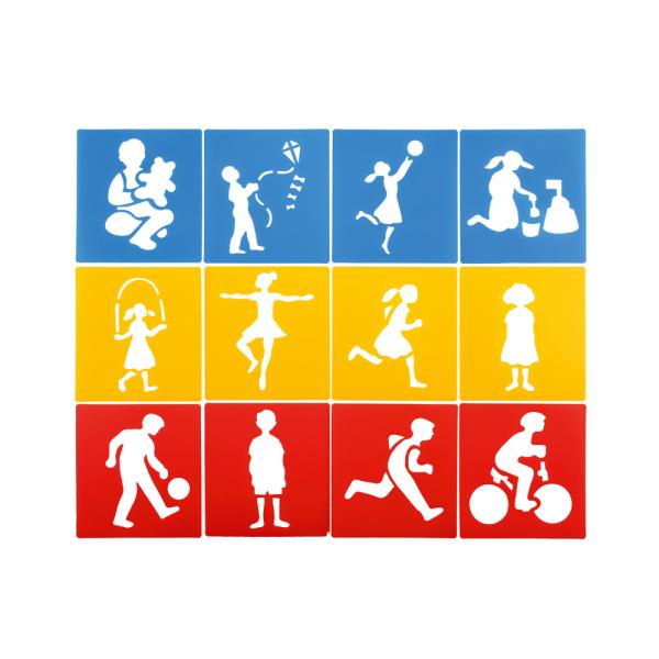 Bastelschablonen - Menschen