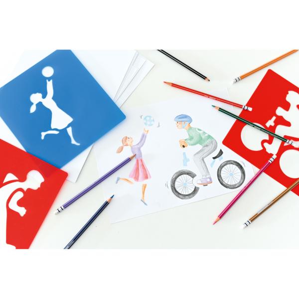 Bastelschablonen - Menschen