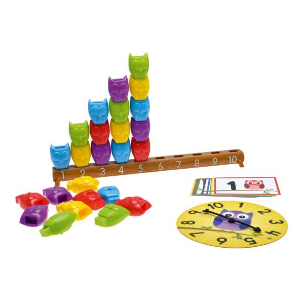 Zählset 1-10 Eulen