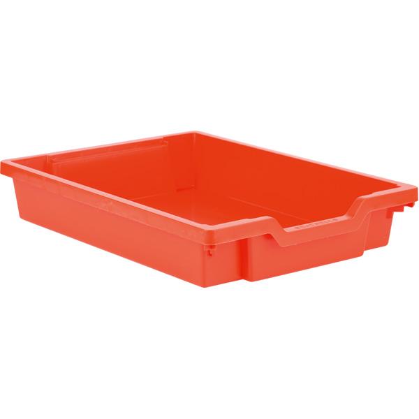Kunststoffbehälter 1 flach, rot
