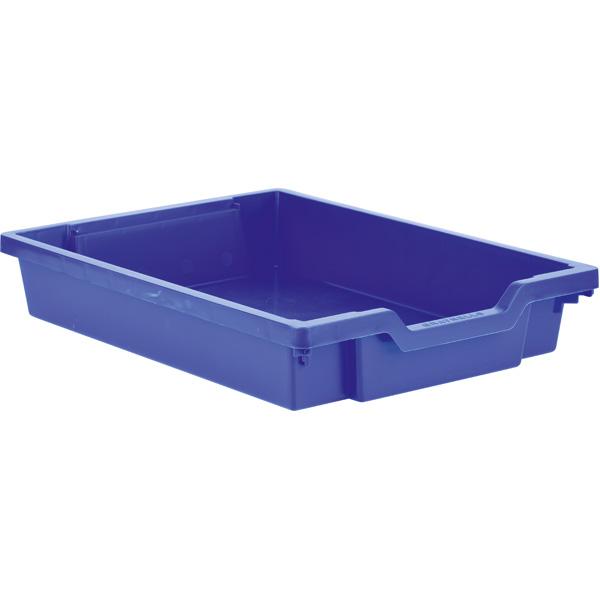 Kunststoffbehälter 1 flach, blau