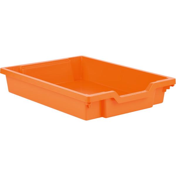 Kunststoffbehälter 1 flach, orange
