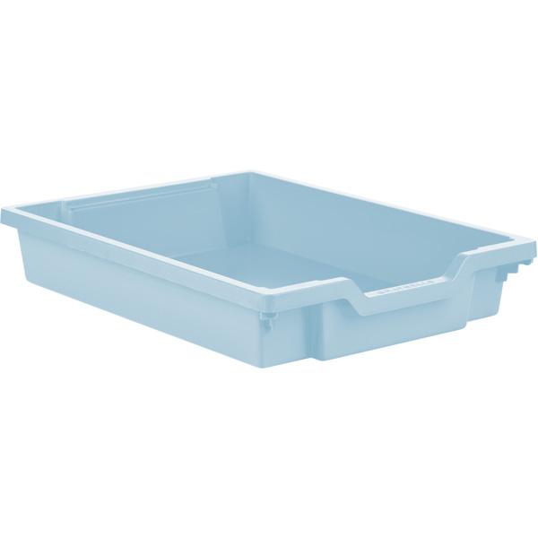Kunststoffbehälter 1 flach, hellblau