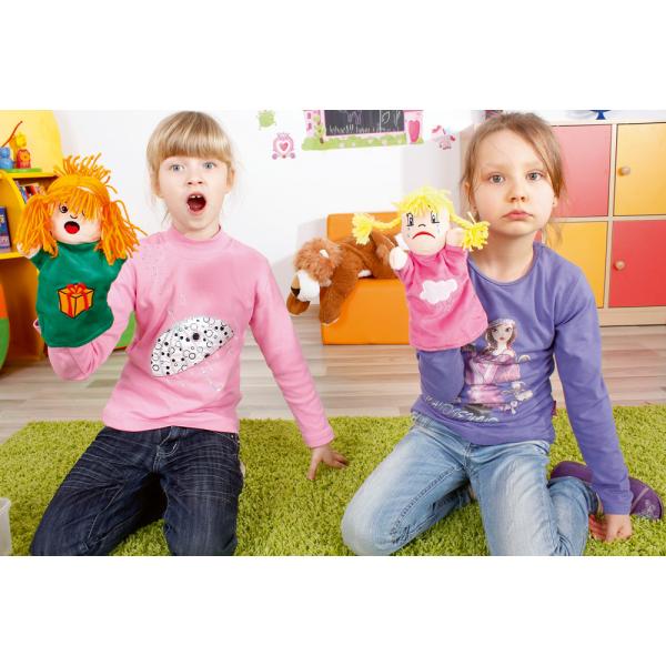 Zwei Gesichter - Handpuppen Emotionen