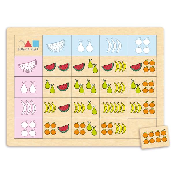 Holz-Legespiel 4er Set - gross-klein