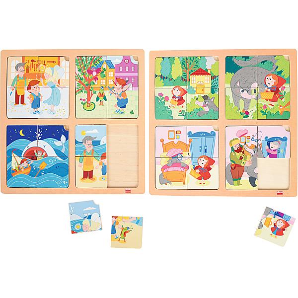 Puzzle-Set Rotkäppchen und Pinocchio