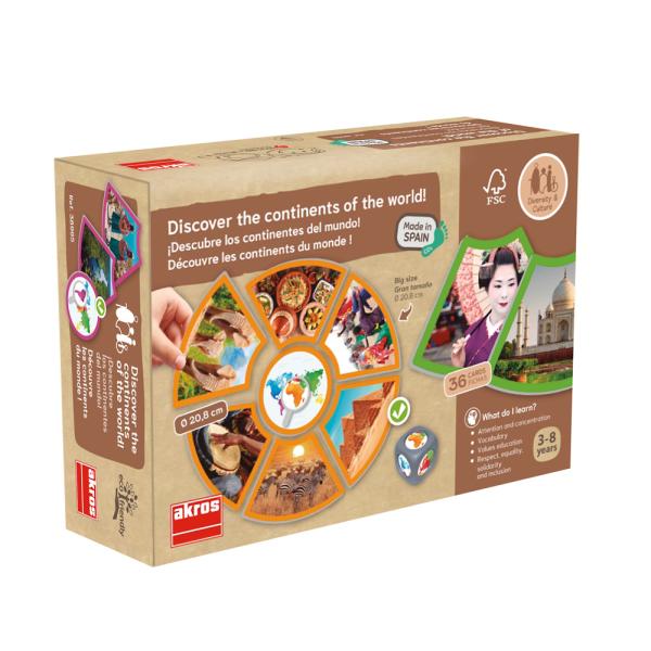 Legespiel - Kontinente