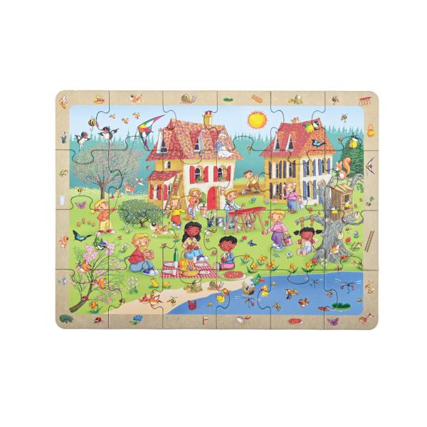 Puzzle-Set, Wandel der Jahreszeiten