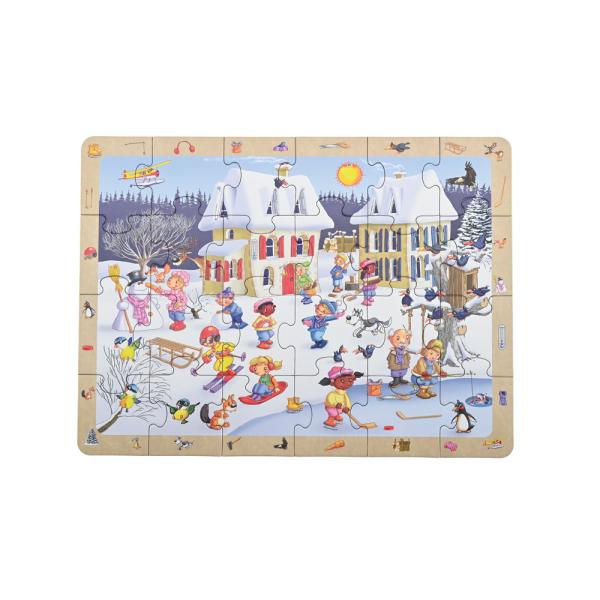 Puzzle-Set, Wandel der Jahreszeiten