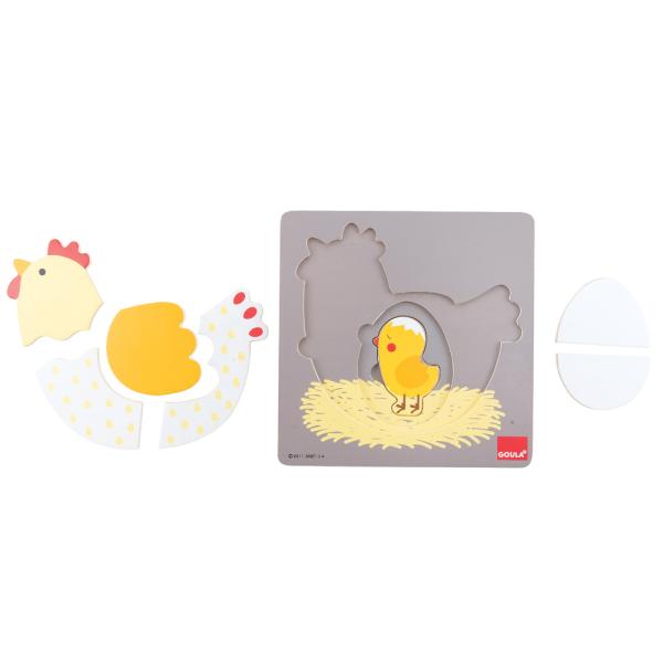 Lagenpuzzle Huhn
