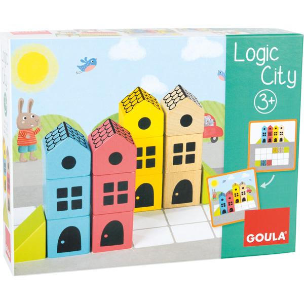 Stapelpuzzle 3D - Stadt