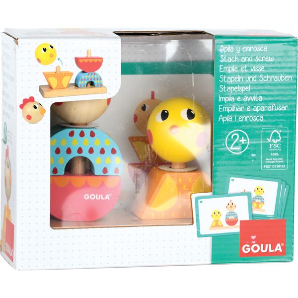 Stapelspiel - Stapeln und Schrauben