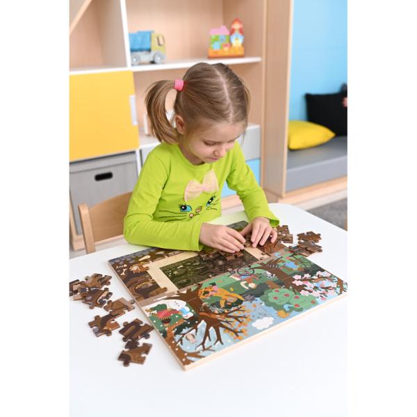 Puzzle - Über und unter der Erde, Wald