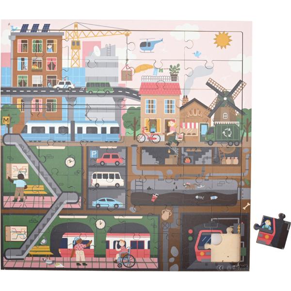 Puzzle - Über und unter der Erde, Stadt
