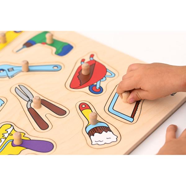 Holzpuzzle - Werkzeuge