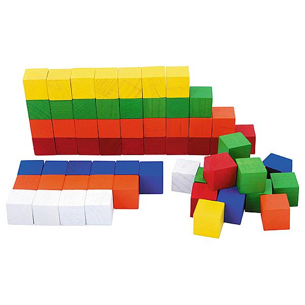 Rechnen - Würfel, bunt