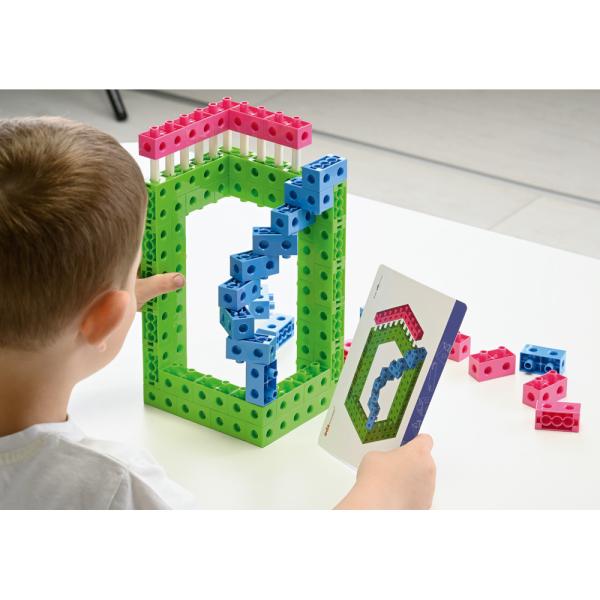 Mathematik-Stecksteine, 550 Stck., mit Aufgabenkarten