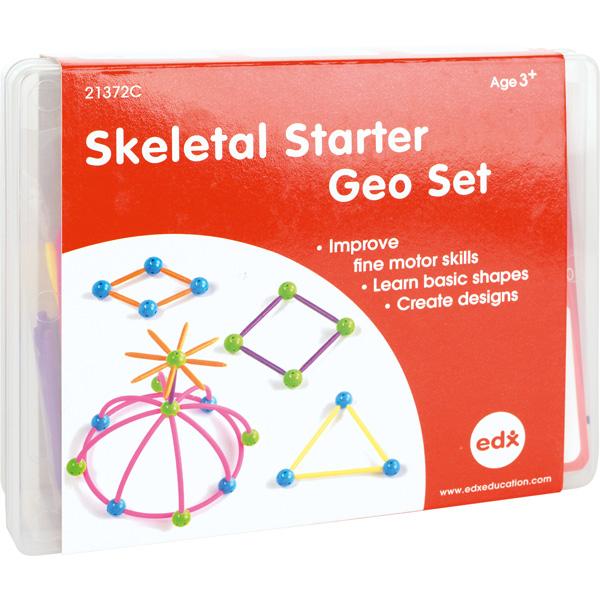 Konstruktions-Set für geometrische Körper, mit Aufgabenkarten - für Anfänger