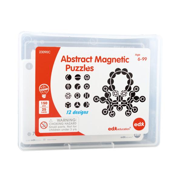 Magnetpuzzle mit Aufgabenkarten - Abstraktionen