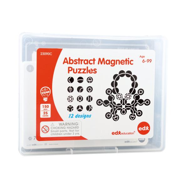 Magnetpuzzle mit Aufgabenkarten - Abstraktionen